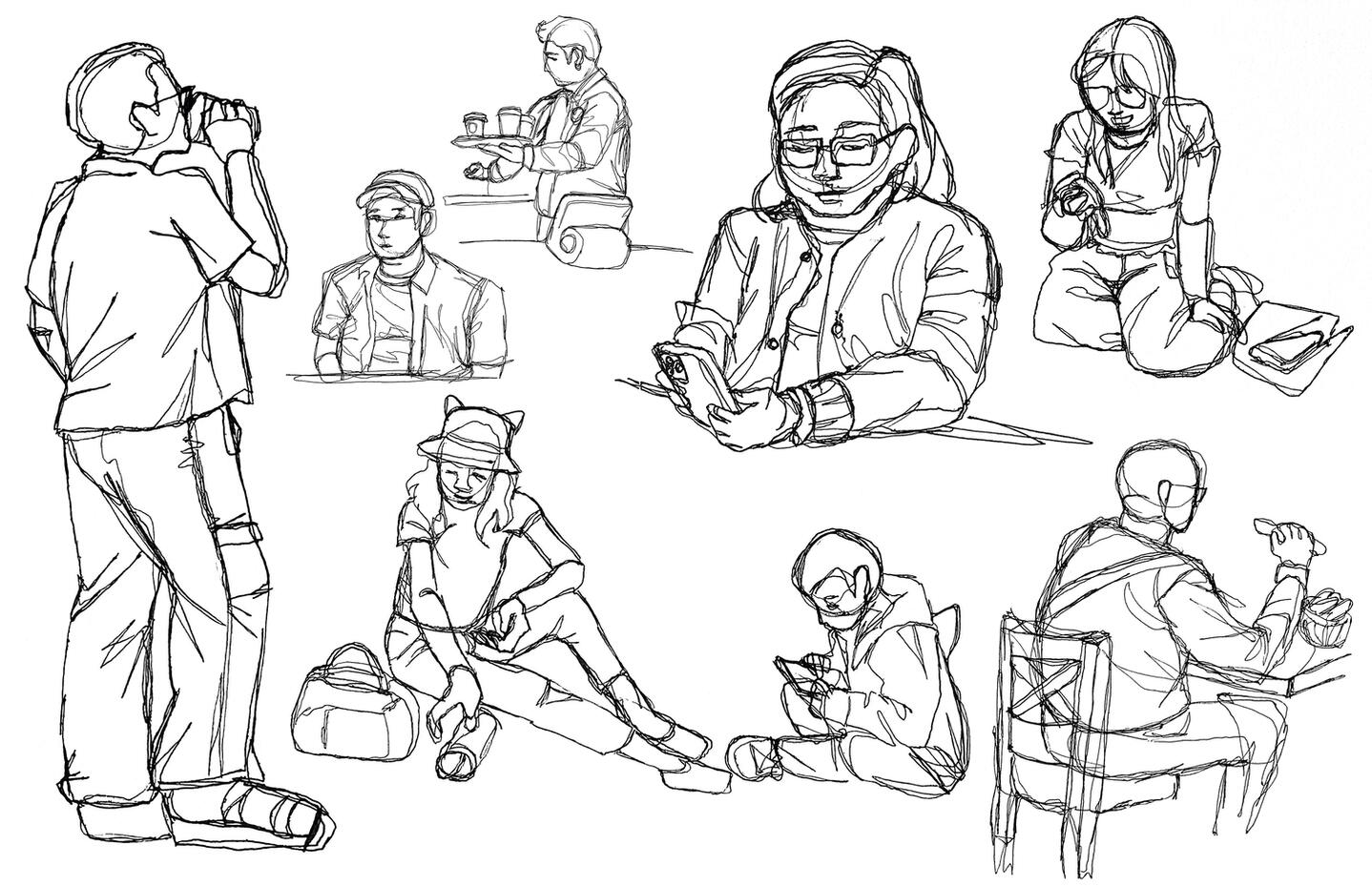 Single Line Sketches